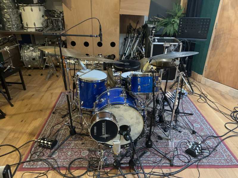 Drums in studio